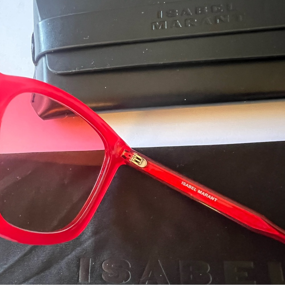ISABEL MARANT Red Sunglasses Isabel Marant
IM 0010/S C9A/0X NEW WITH CASE - Picture 5 of 16